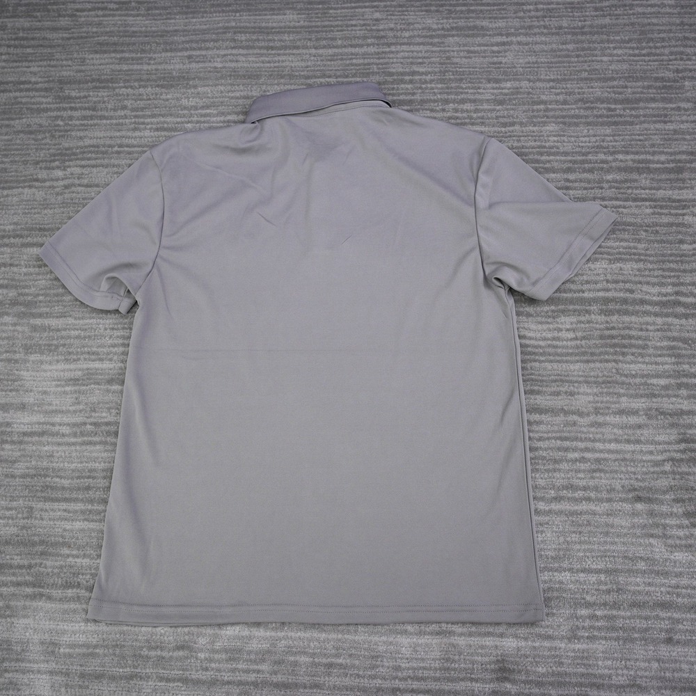 Craft + Flow Knitwear Mens Gray Short Sleeve Polo Shirt Size Medium NWT - Picture 12 of 12